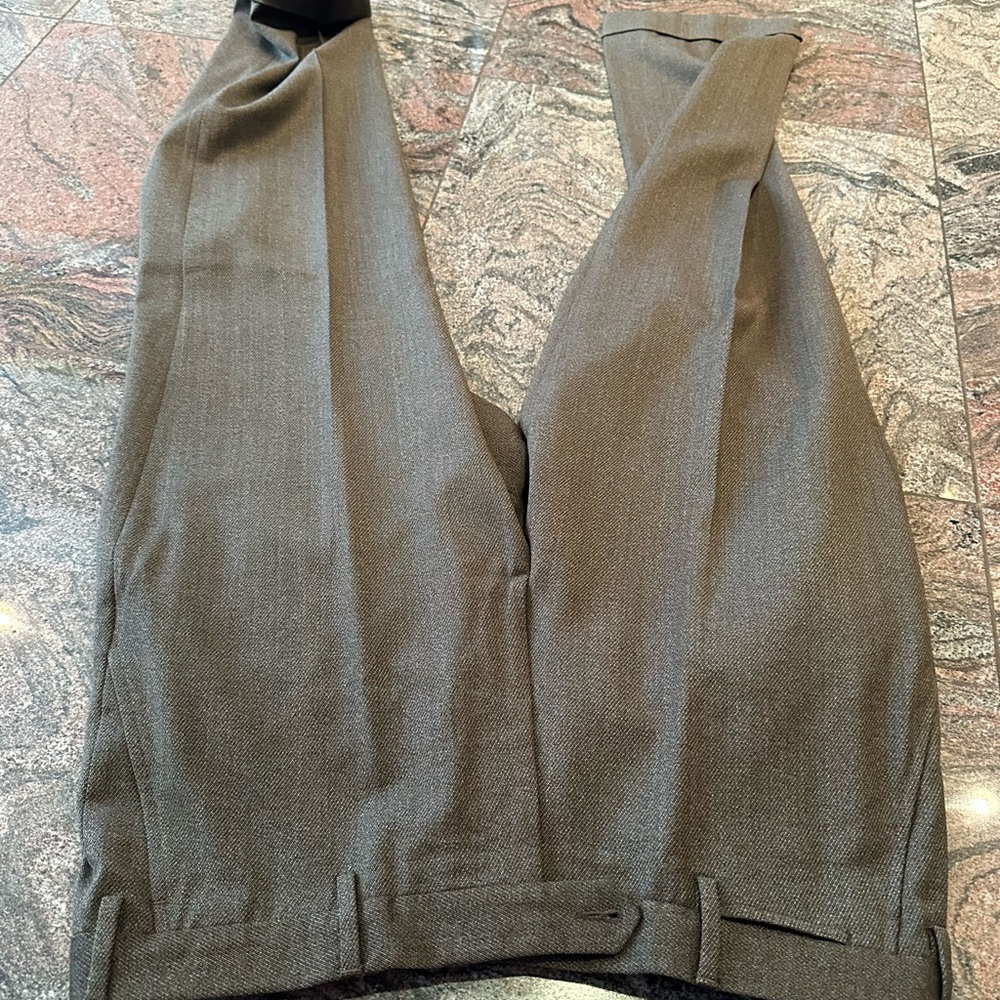 Luciano Barbera Striped interior  Wool Trousers